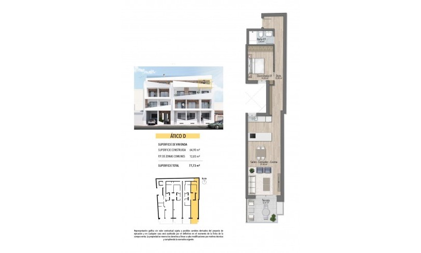 Nueva construcción  - Ático - Torrevieja - Playa de El Cura