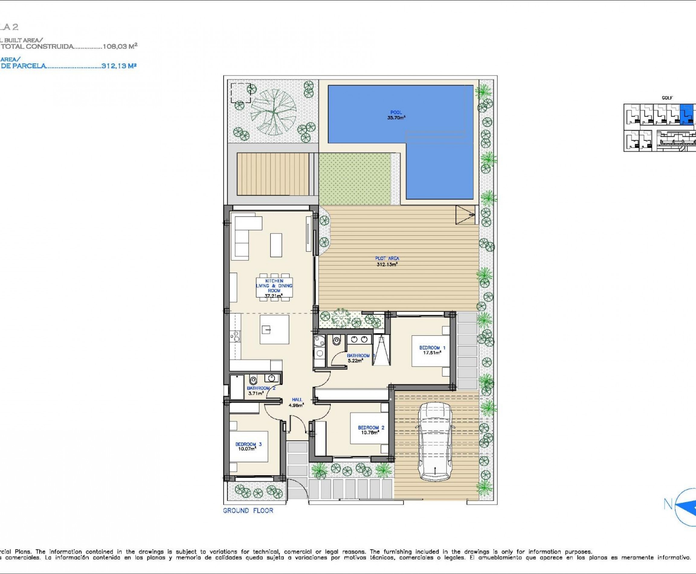 New Build - Villa - Los Alcázares - Serena Golf