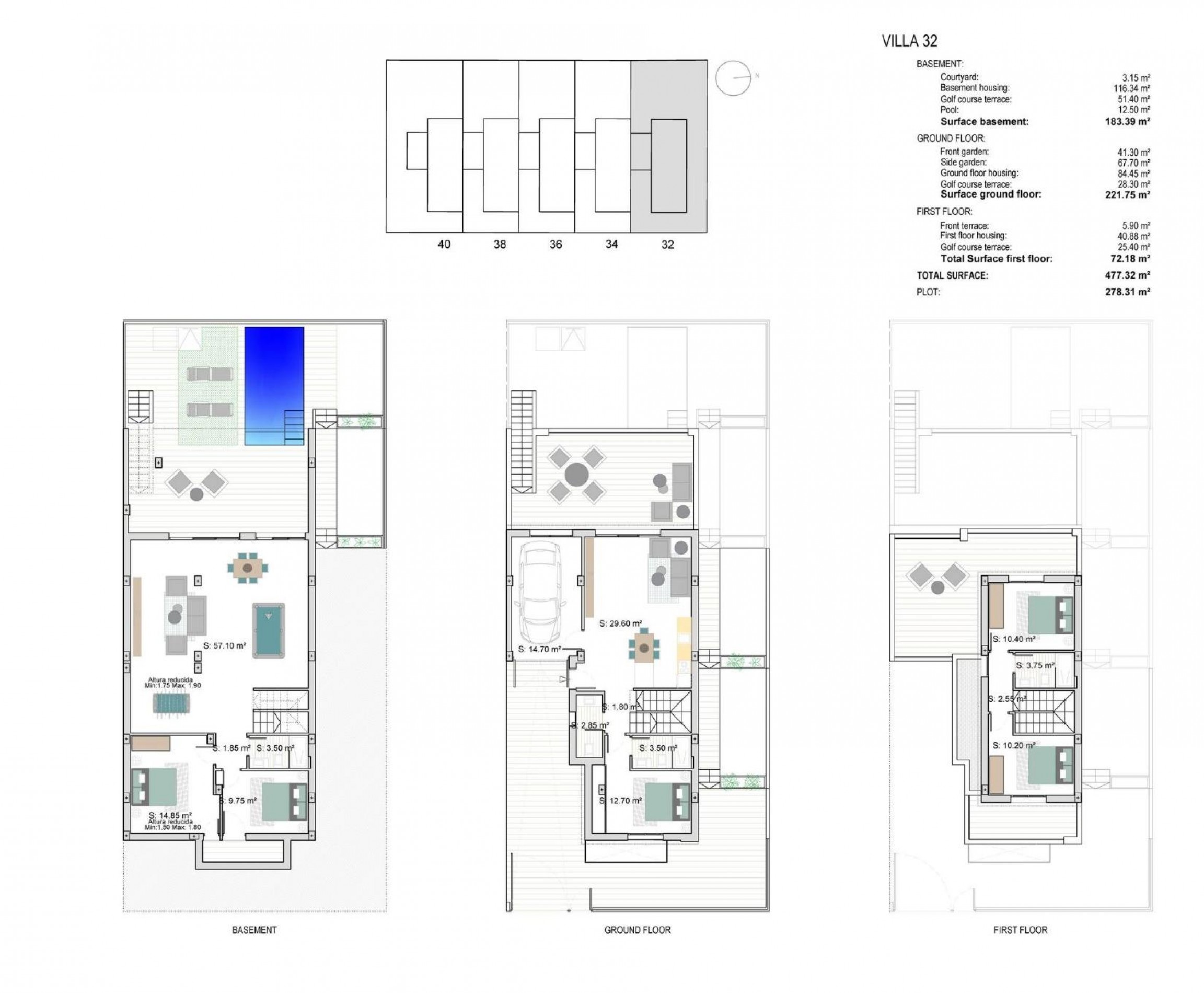 New Build - Villa - Los Alcázares - Serena Golf