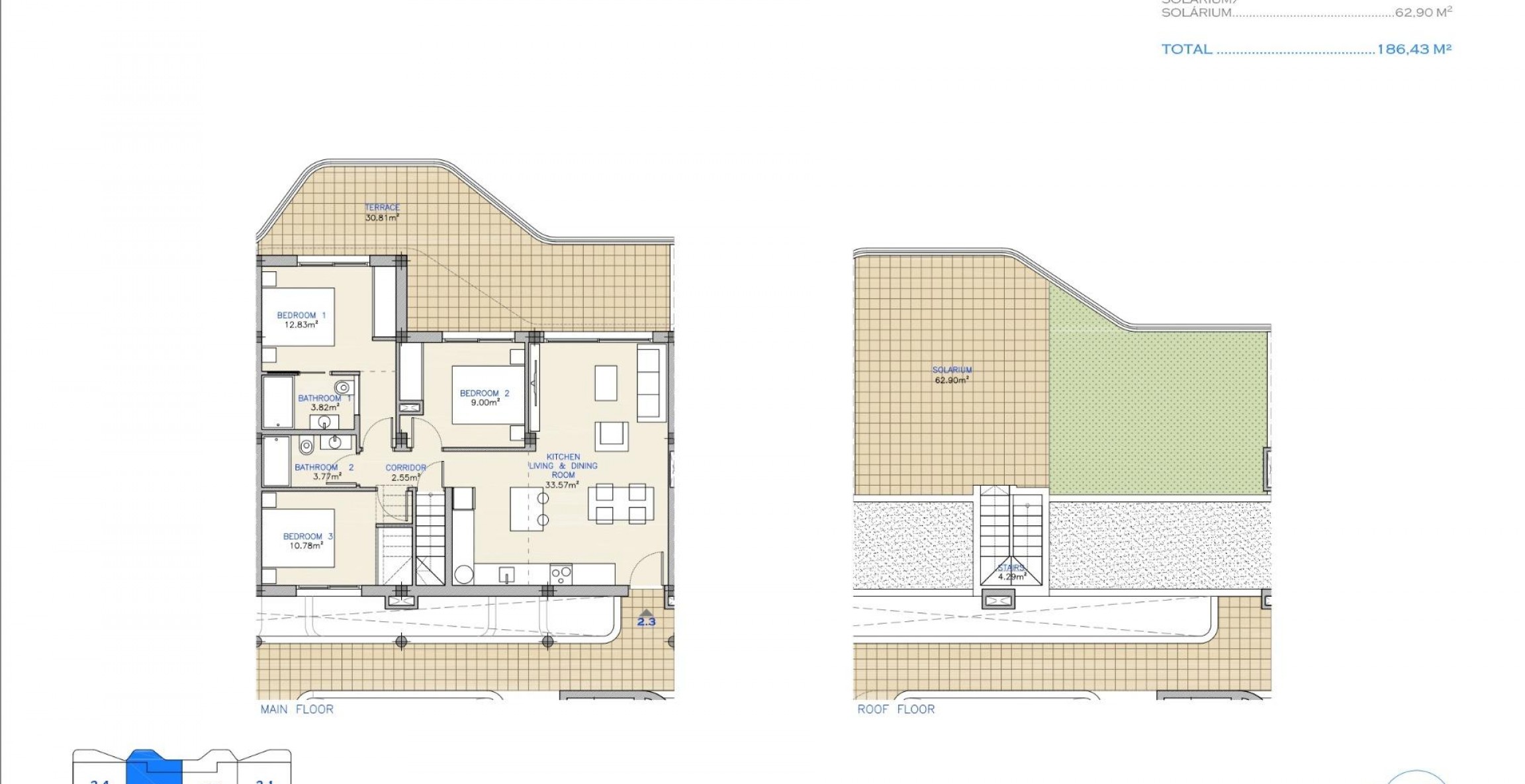 Nueva construcción  - Ático - Los Alcázares - Serena Golf