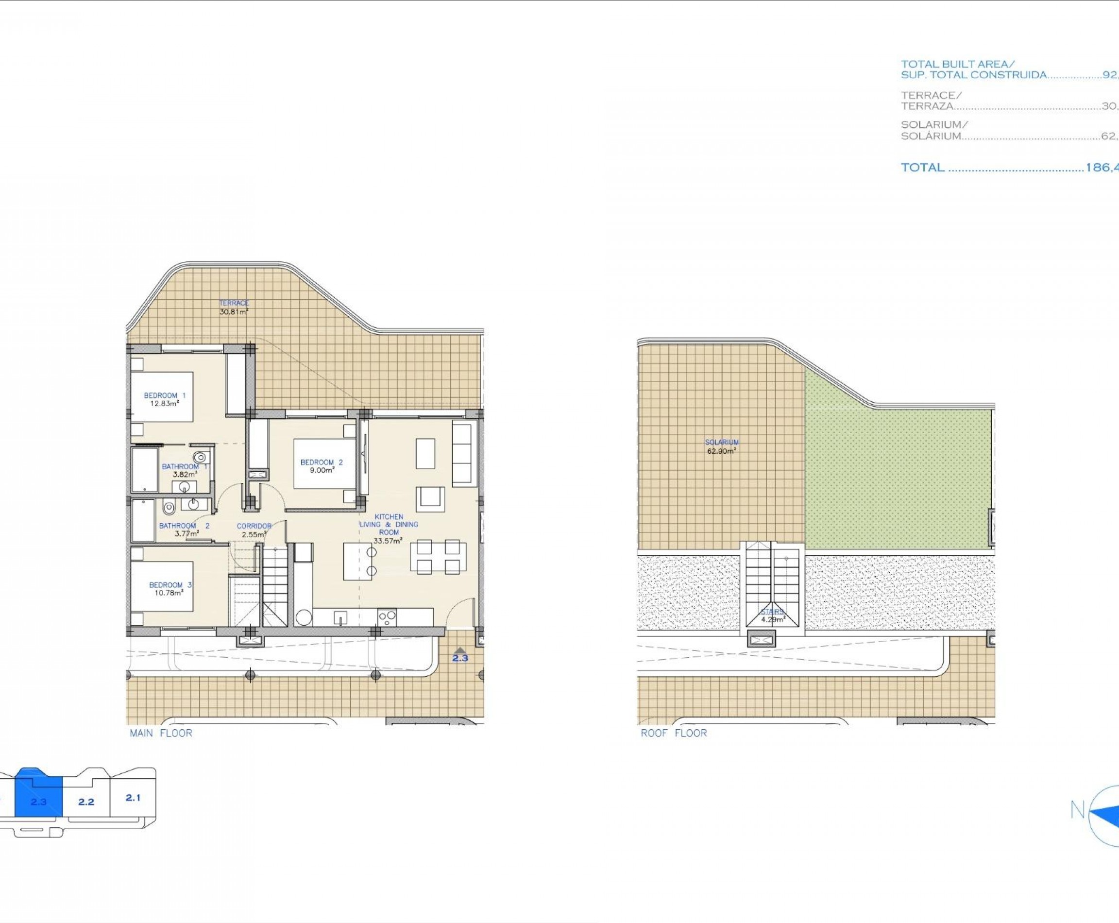 Nueva construcción  - Ático - Los Alcázares - Serena Golf