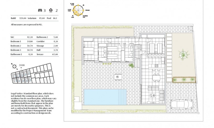 Nueva construcción  - Villa - Algorfa - El Campo de Golf La Finca