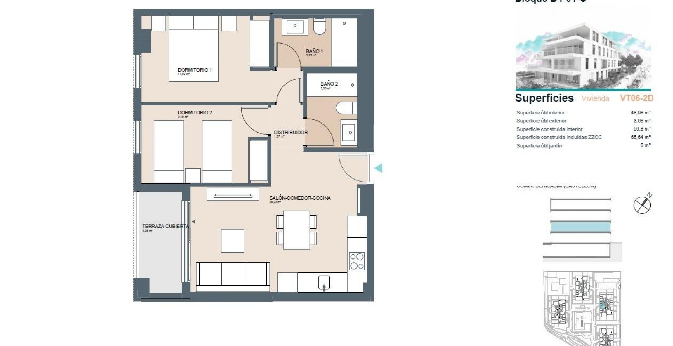 Nueva construcción  - Apartment - Benicassim - Almadraba