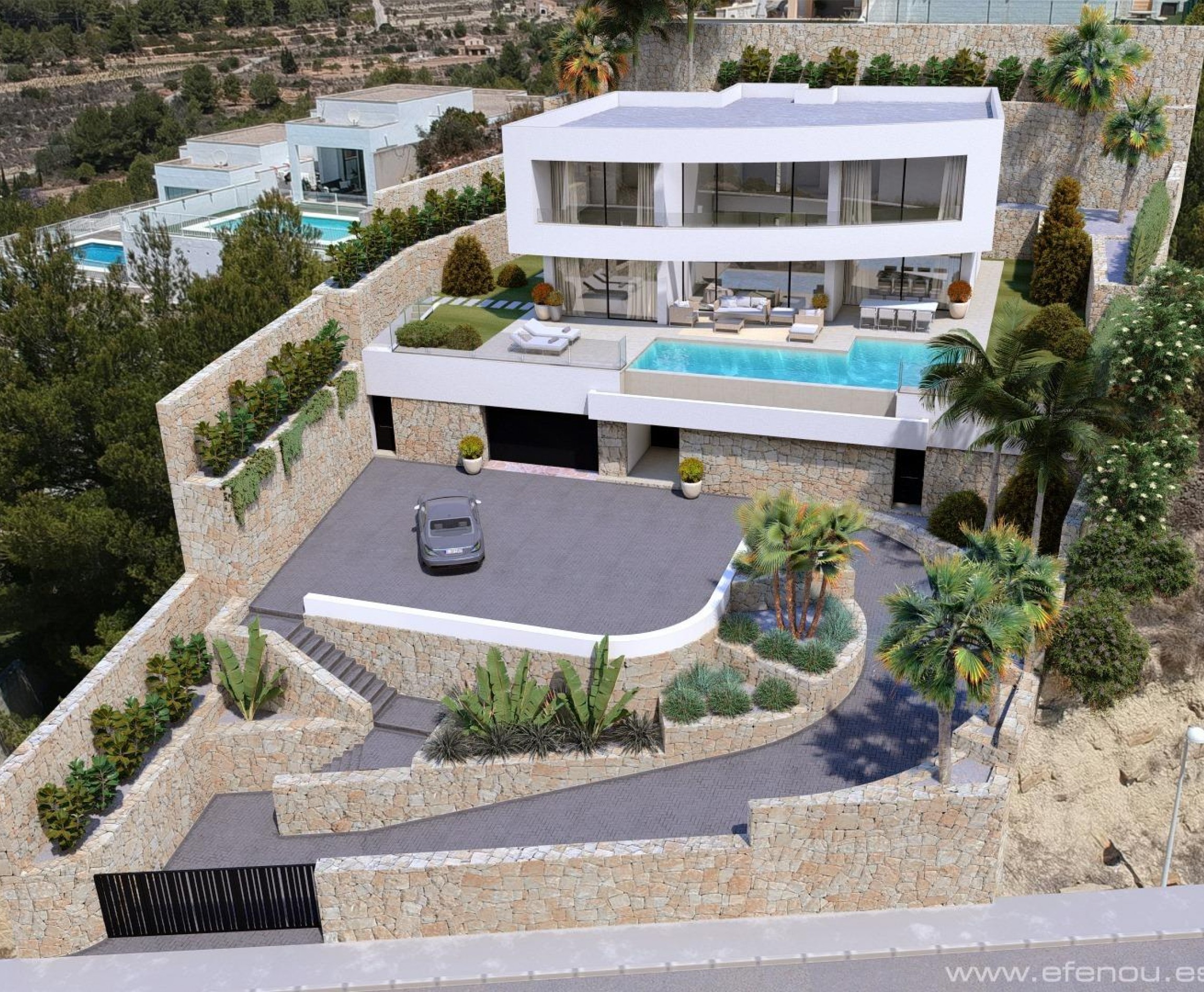 Nybyggnation - Villa - Calpe - Empedrola