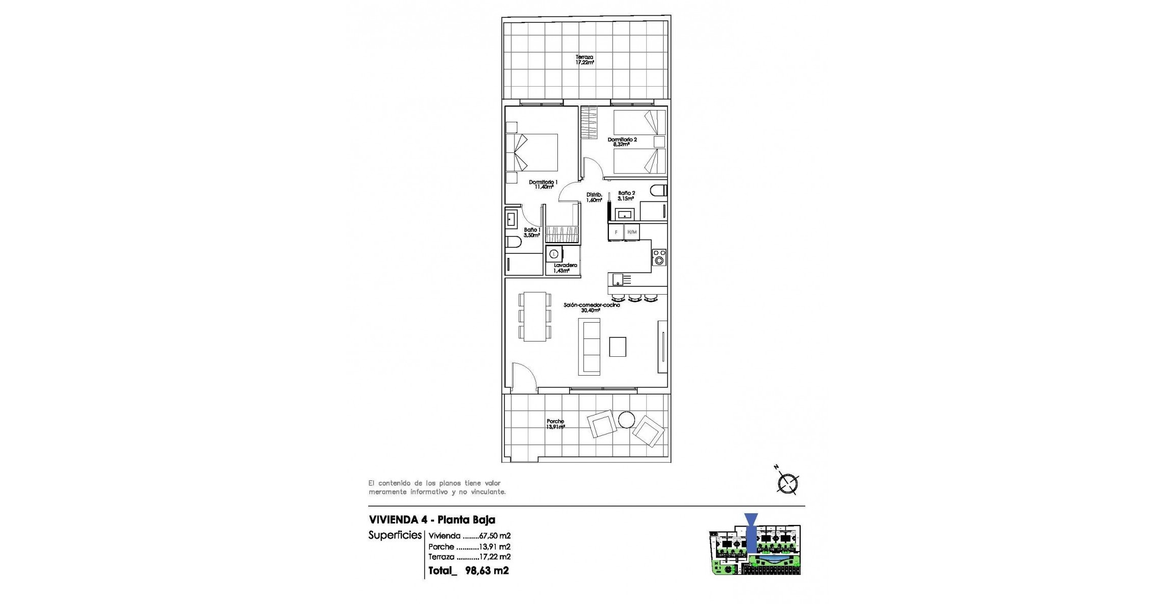 Nueva construcción  - Bungaló - Pilar de la Horadada - Parque Ramon eugenio Escudero