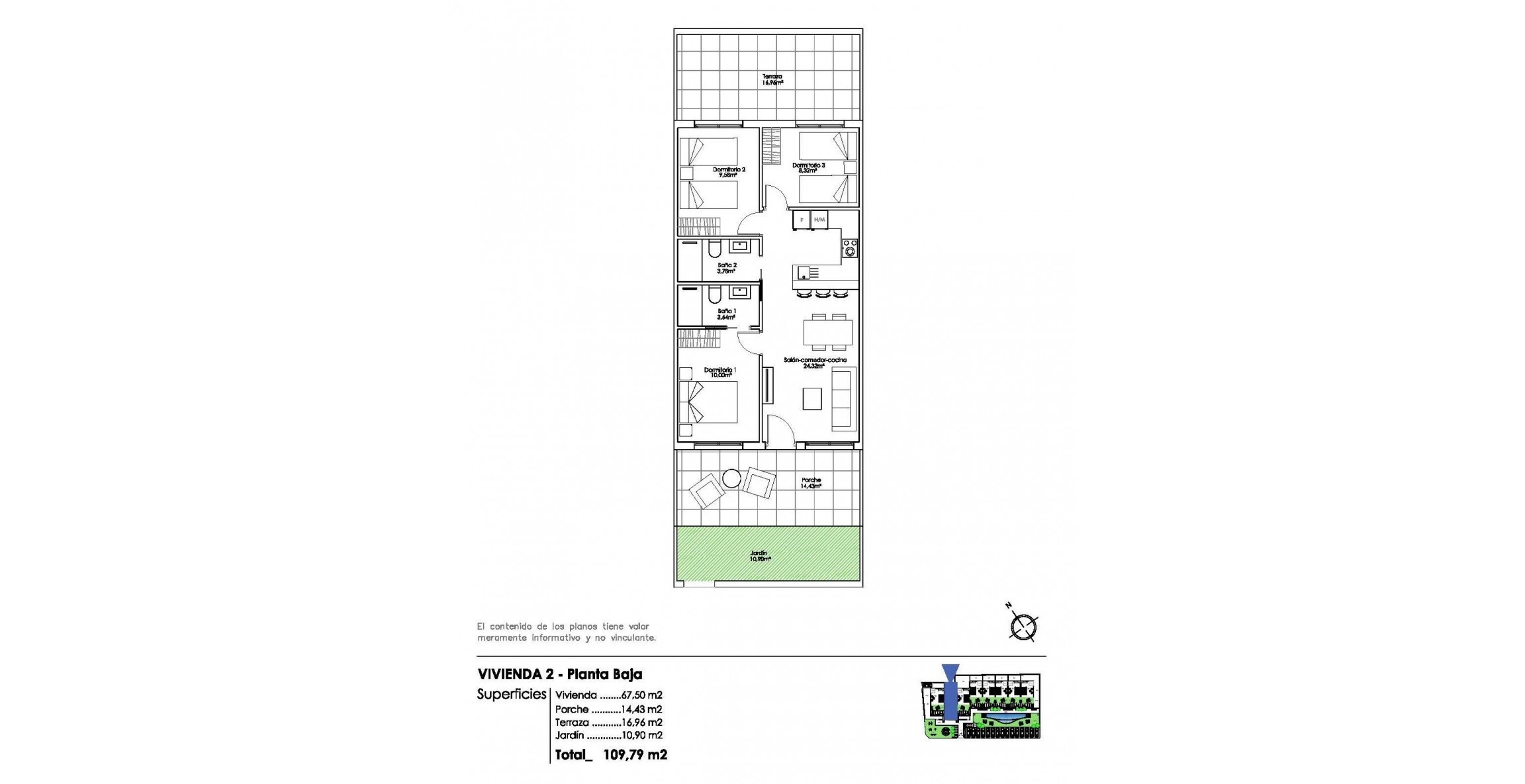 Nueva construcción  - Bungaló - Pilar de la Horadada - Parque Ramon eugenio Escudero