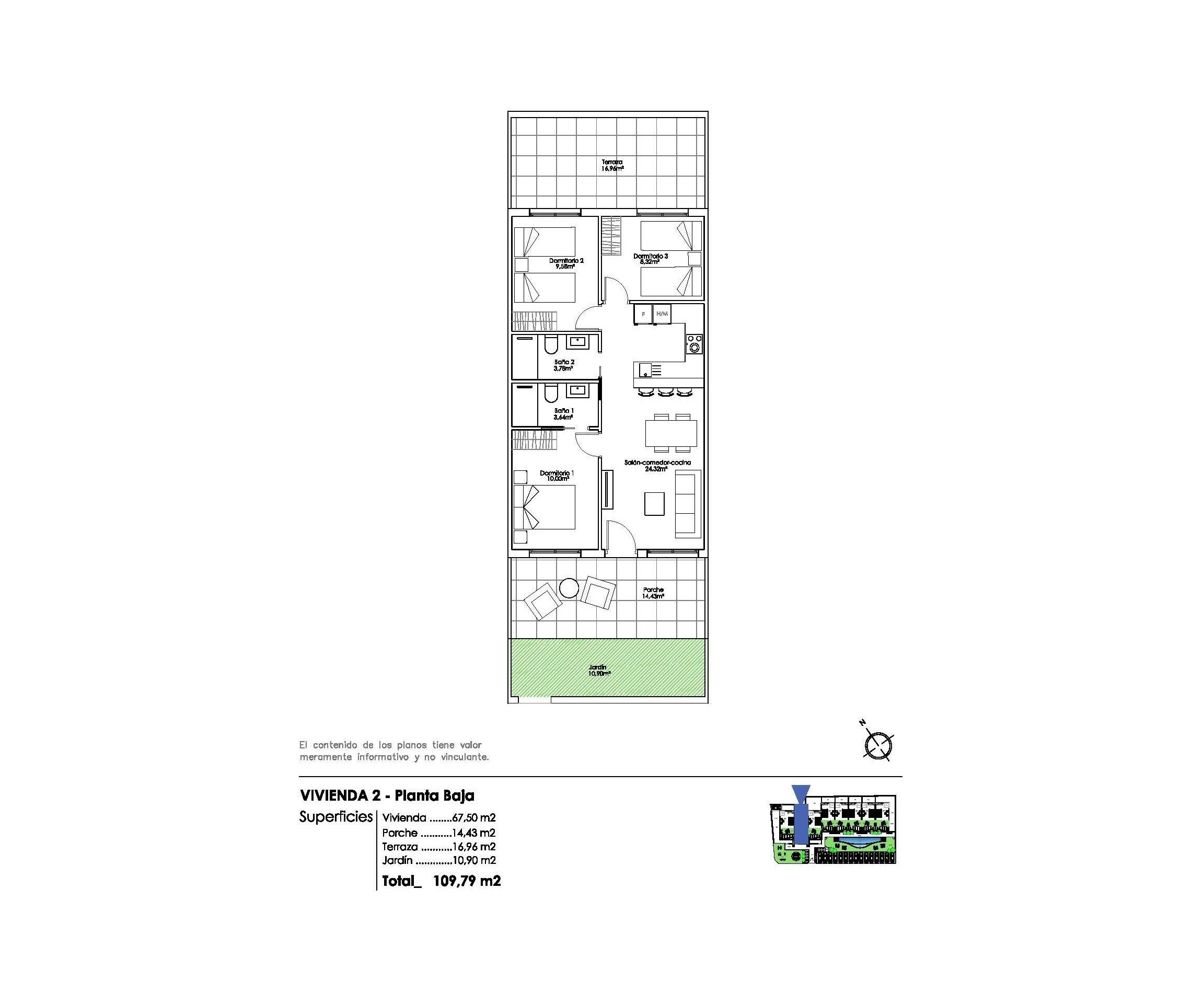 Nueva construcción  - Bungaló - Pilar de la Horadada - Parque Ramon eugenio Escudero