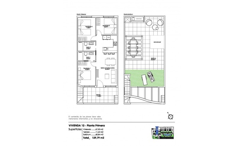 New Build - Bungalow - Pilar de la Horadada - Parque Ramon eugenio Escudero