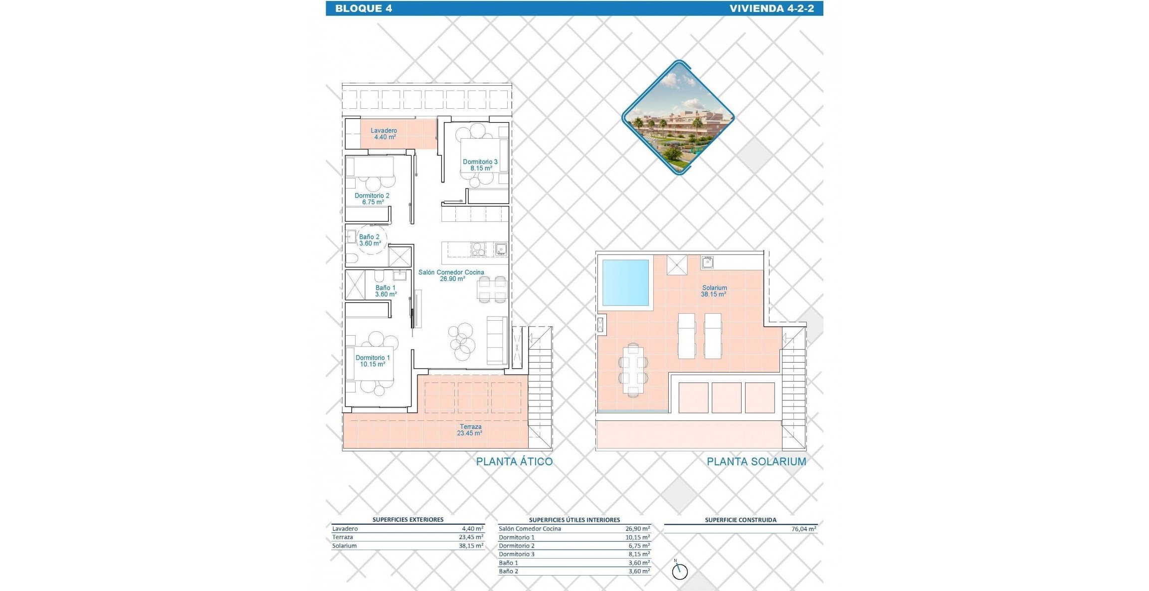 Nueva construcción  - Ático - Pilar de la Horadada - Lo Monte