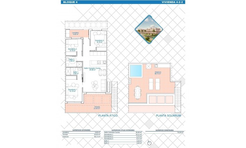 Nueva construcción  - Ático - Pilar de la Horadada - Lo Monte