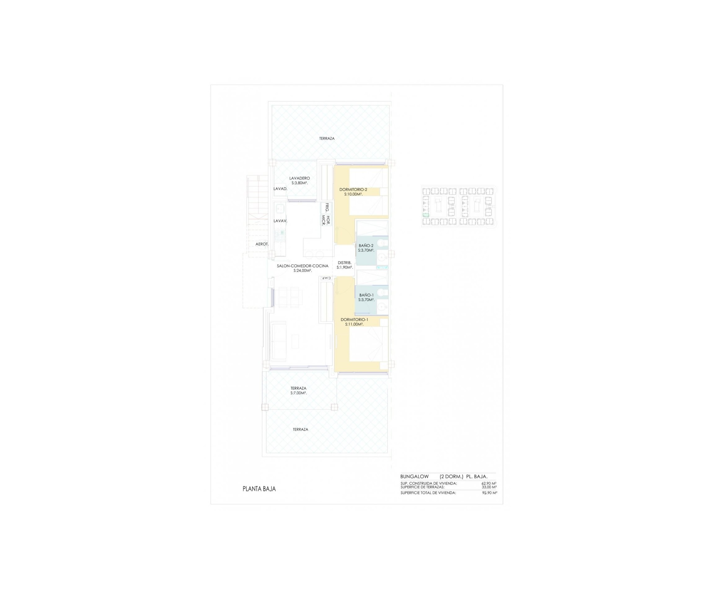 Nueva construcción  - Bungaló - Torrevieja - Los Balcones