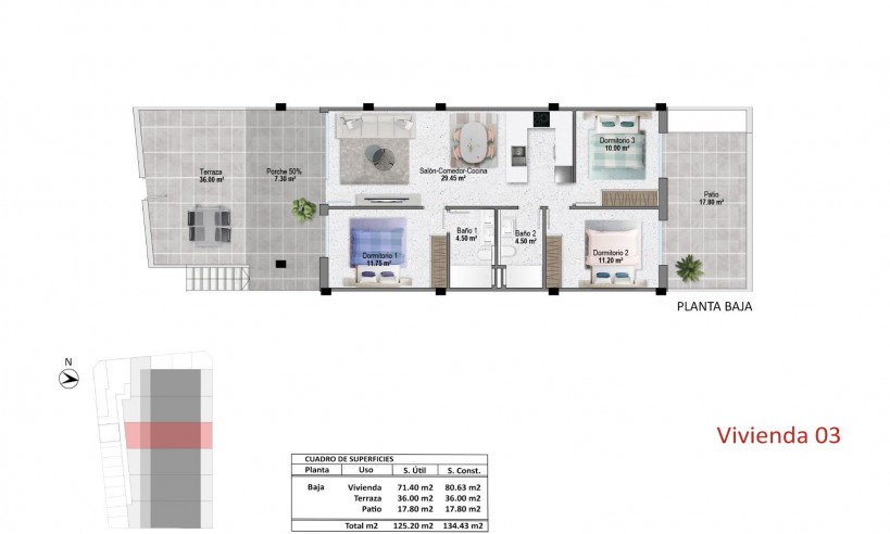 New Build - Bungalow - Pilar de la Horadada - pueblo