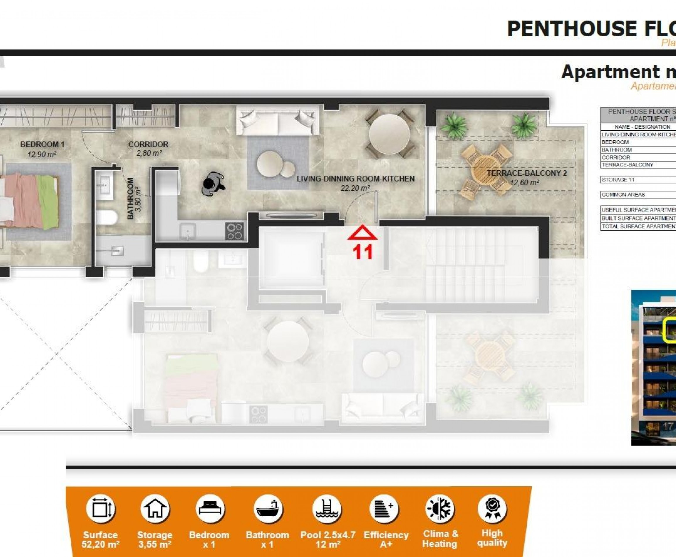 New Build - Penthouse - Torrevieja - Playa del Acequión