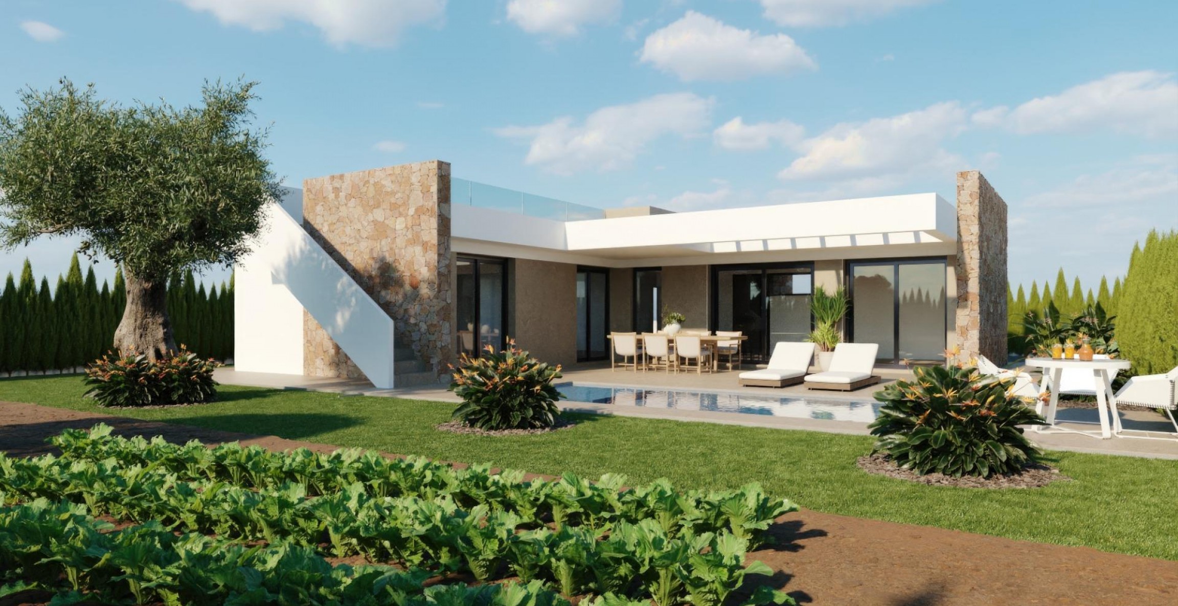 New Build - Villa - Fuente Álamo - Hacienda del Alamo