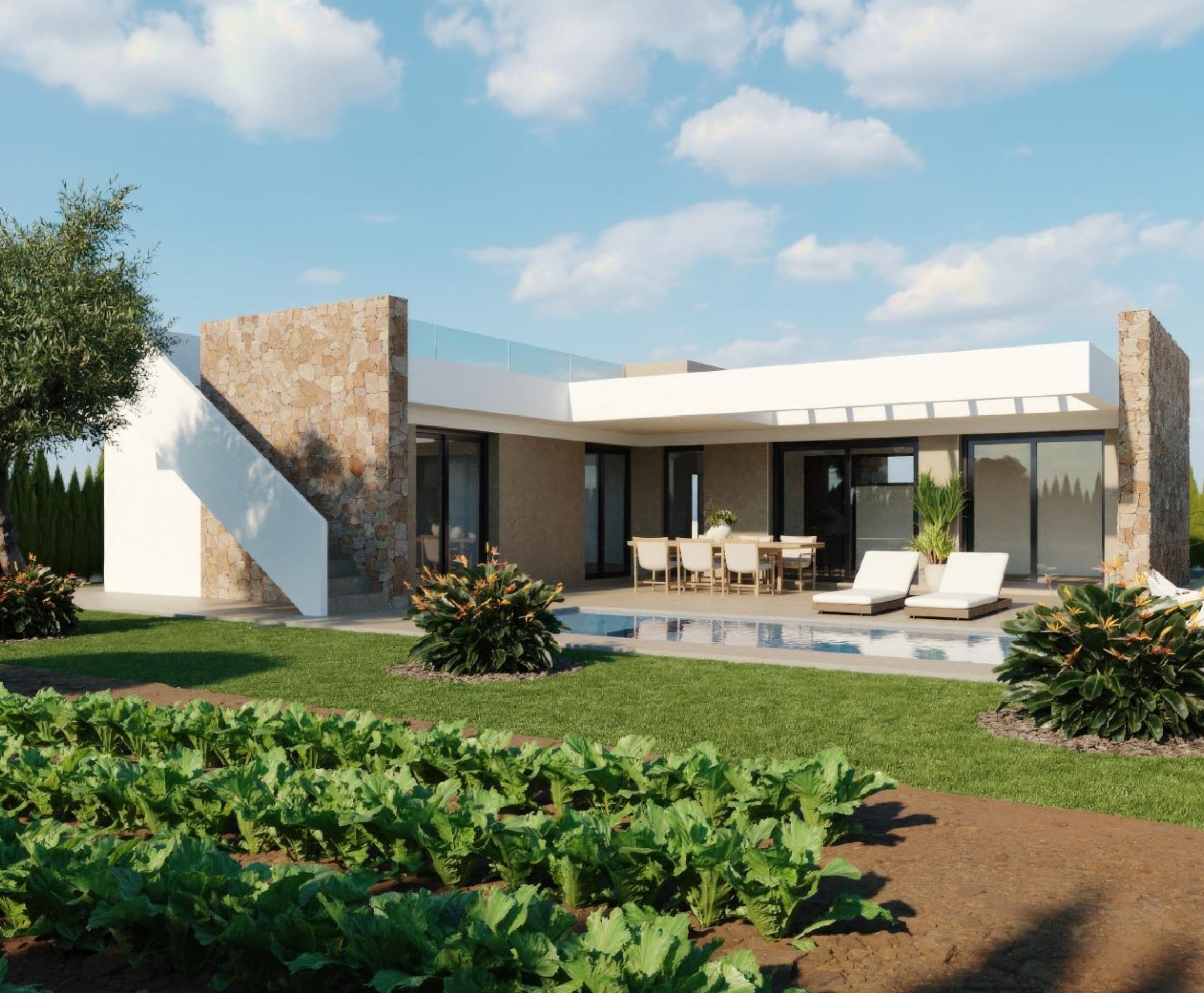 New Build - Villa - Fuente Álamo - Hacienda del Alamo