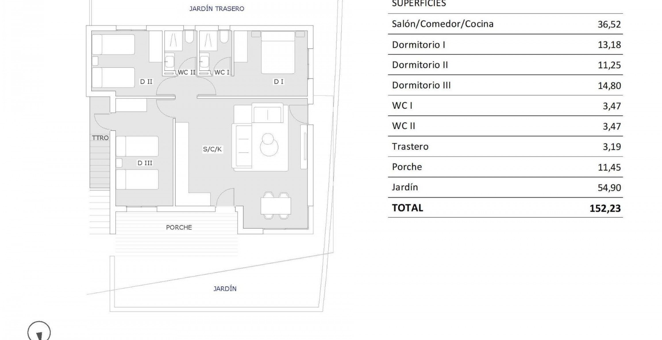 New Build - Bungalow - San Miguel de Salinas - Pueblo