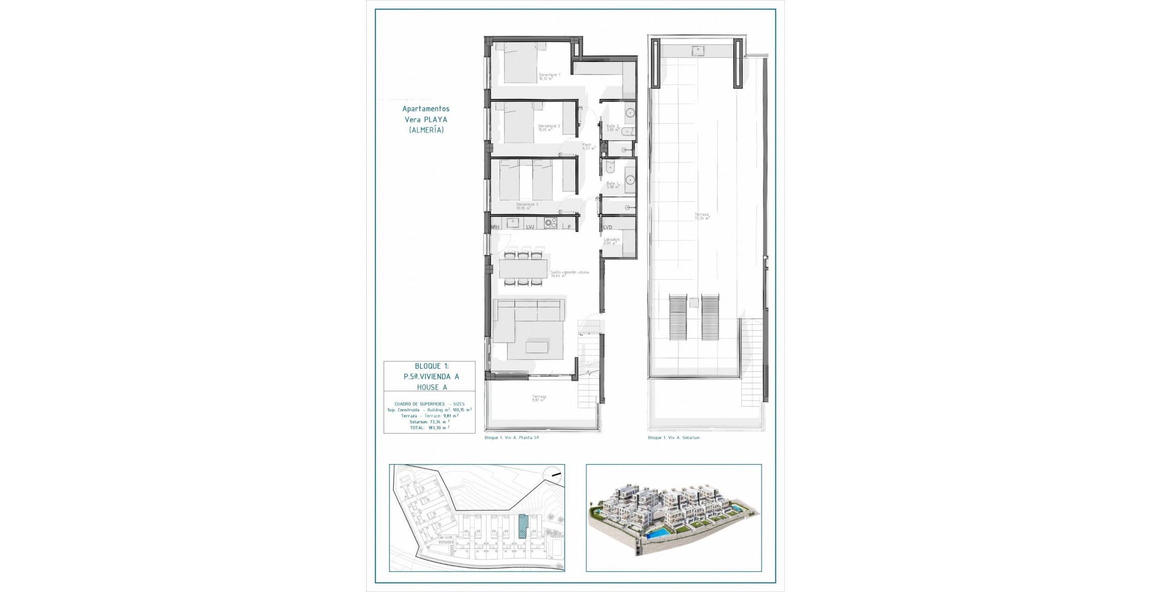 New Build - Penthouse - Vera - Pueblo Salinas