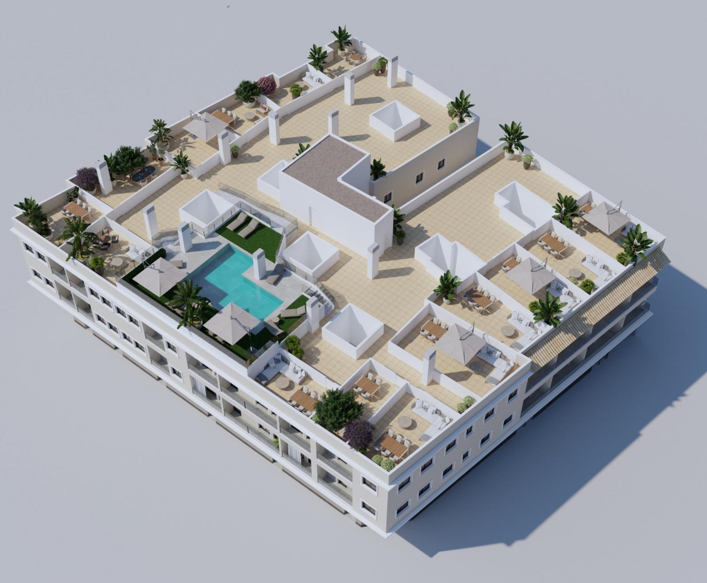 New Build - Penthouse - Algorfa - Pueblo