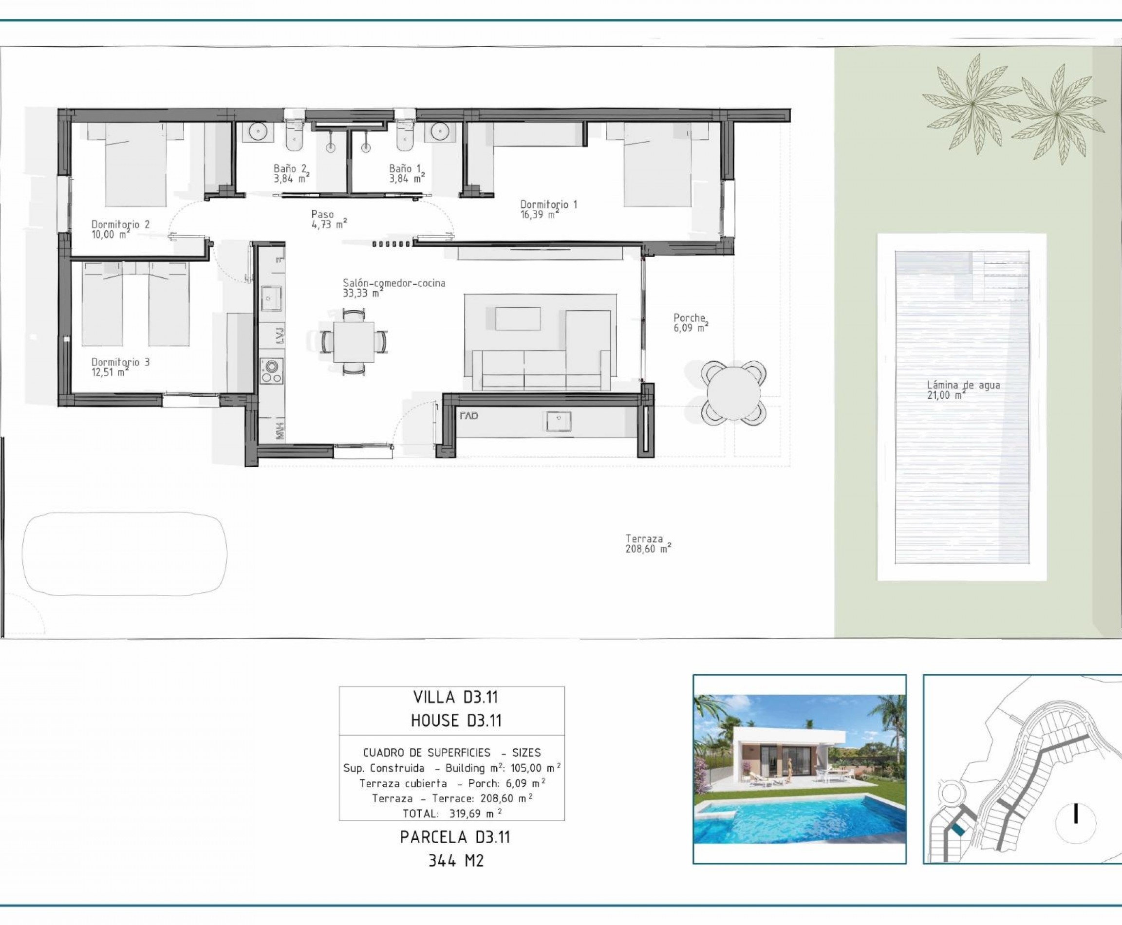 New Build - Villa - Vera - Pueblo Salinas
