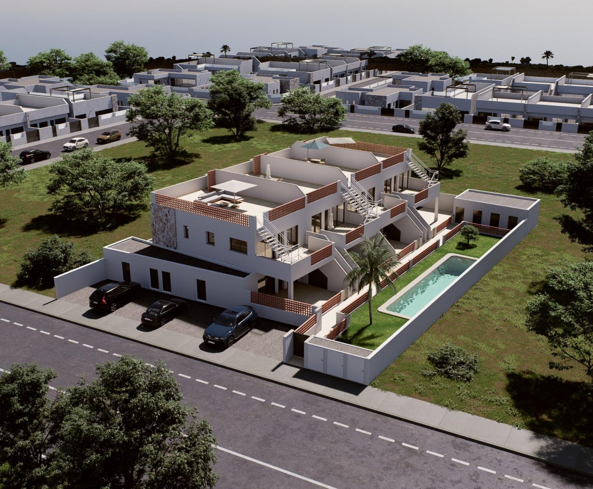 New Build - Bungalow - Pilar de la Horadada - Parque del Mediterraneo