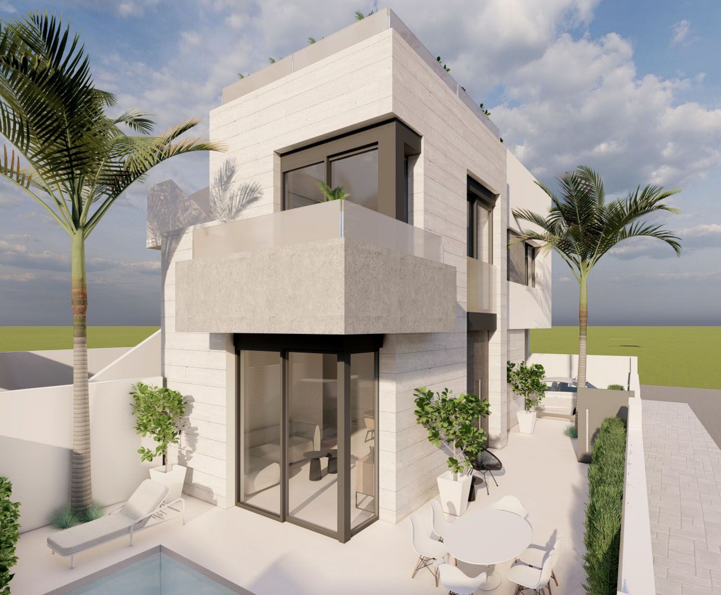 Bungalow - New Build - Pilar de la Horadada - Zona Pueblo