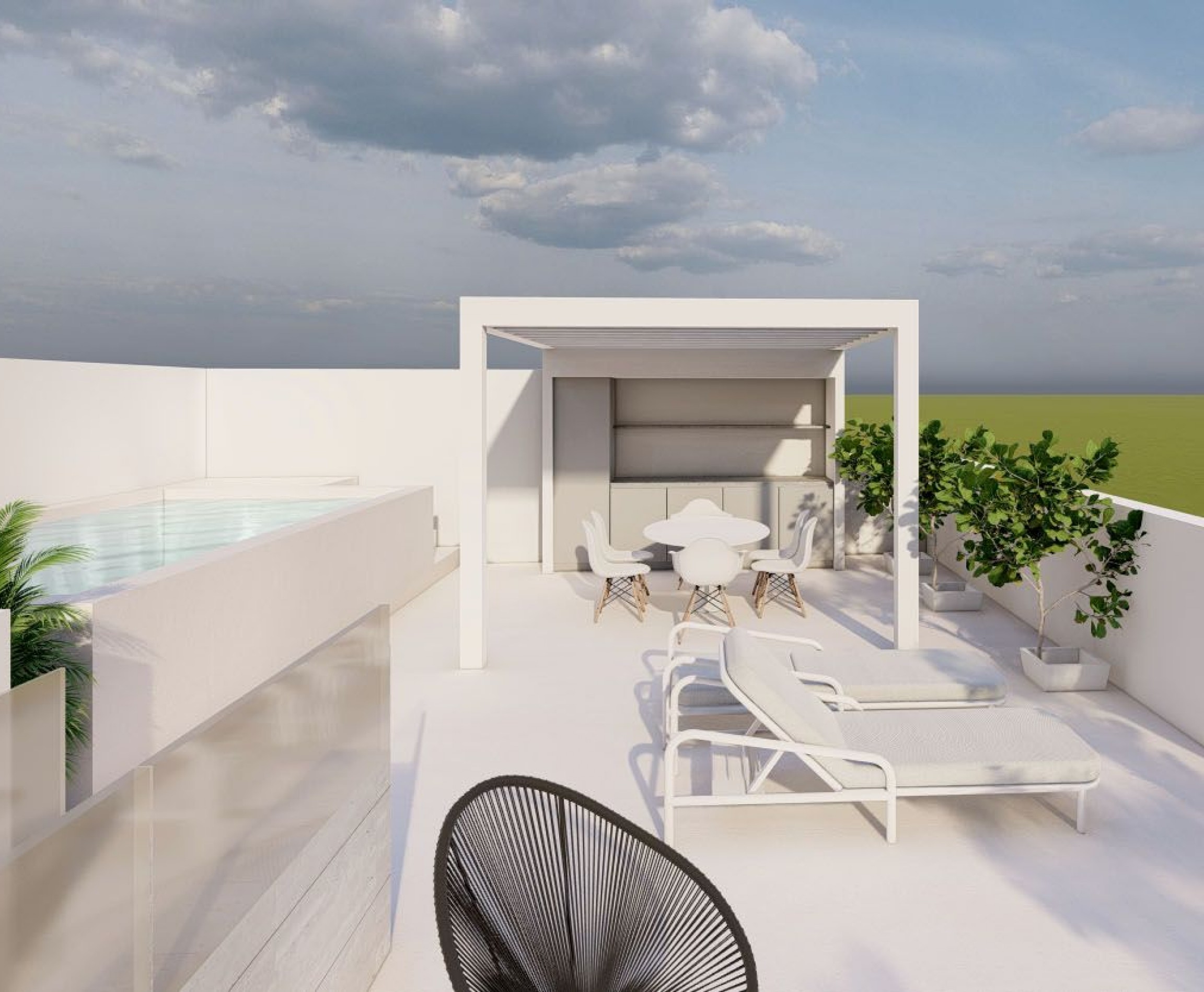 New Build - Bungalow - Pilar de la Horadada - Zona Pueblo