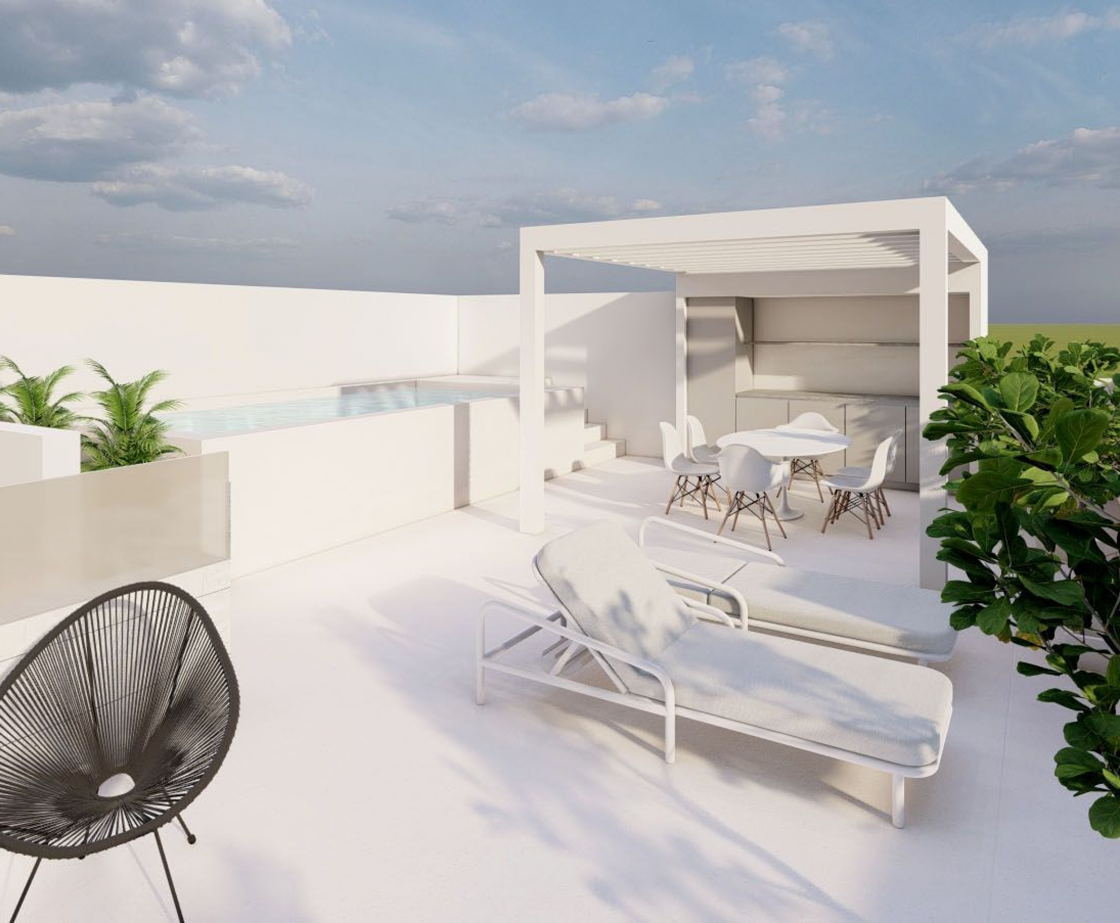 New Build - Bungalow - Pilar de la Horadada - Zona Pueblo