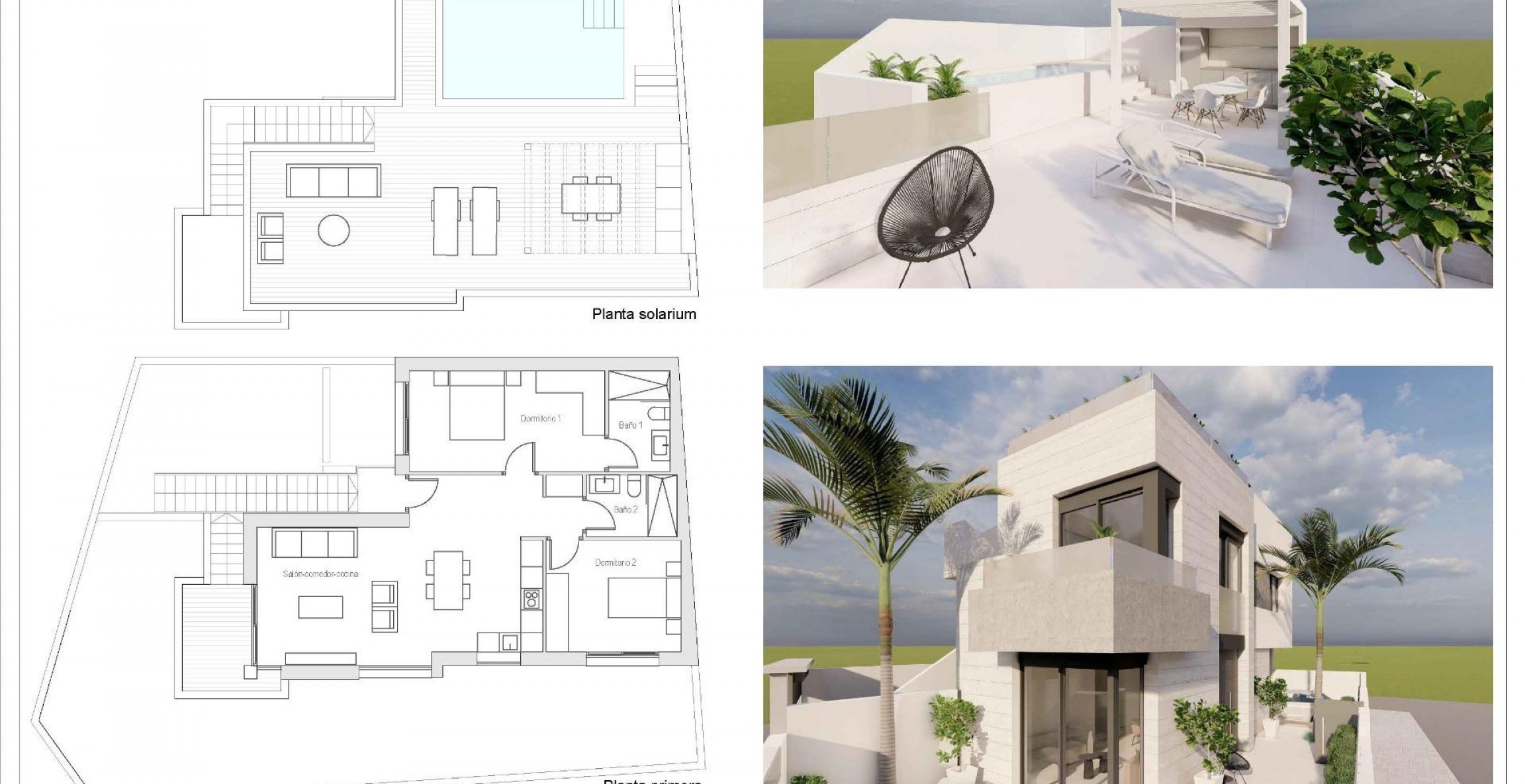 New Build - Bungalow - Pilar de la Horadada - Zona Pueblo