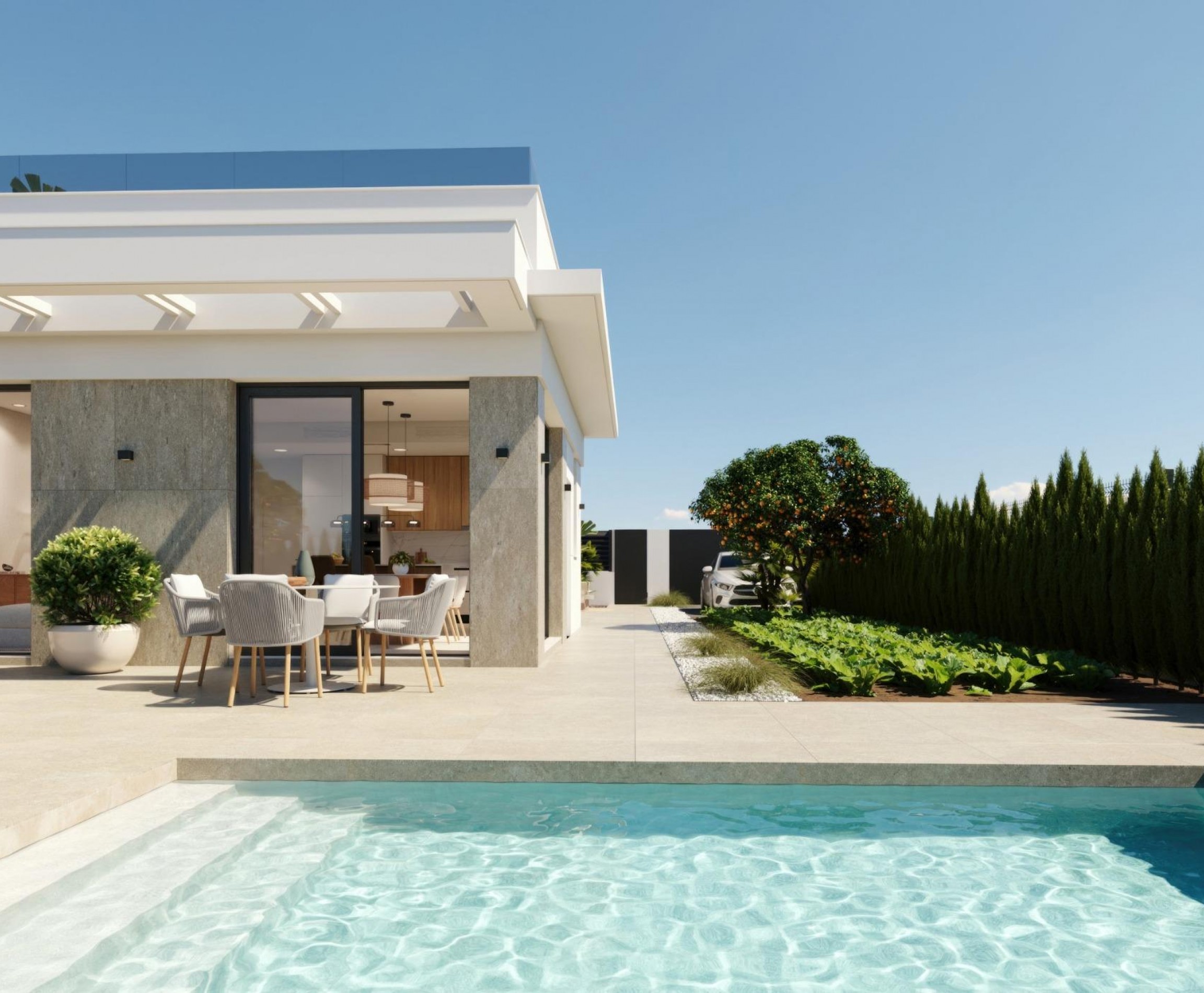 Villa - New Build - Fuente Álamo - Hacienda Del Álamo Golf