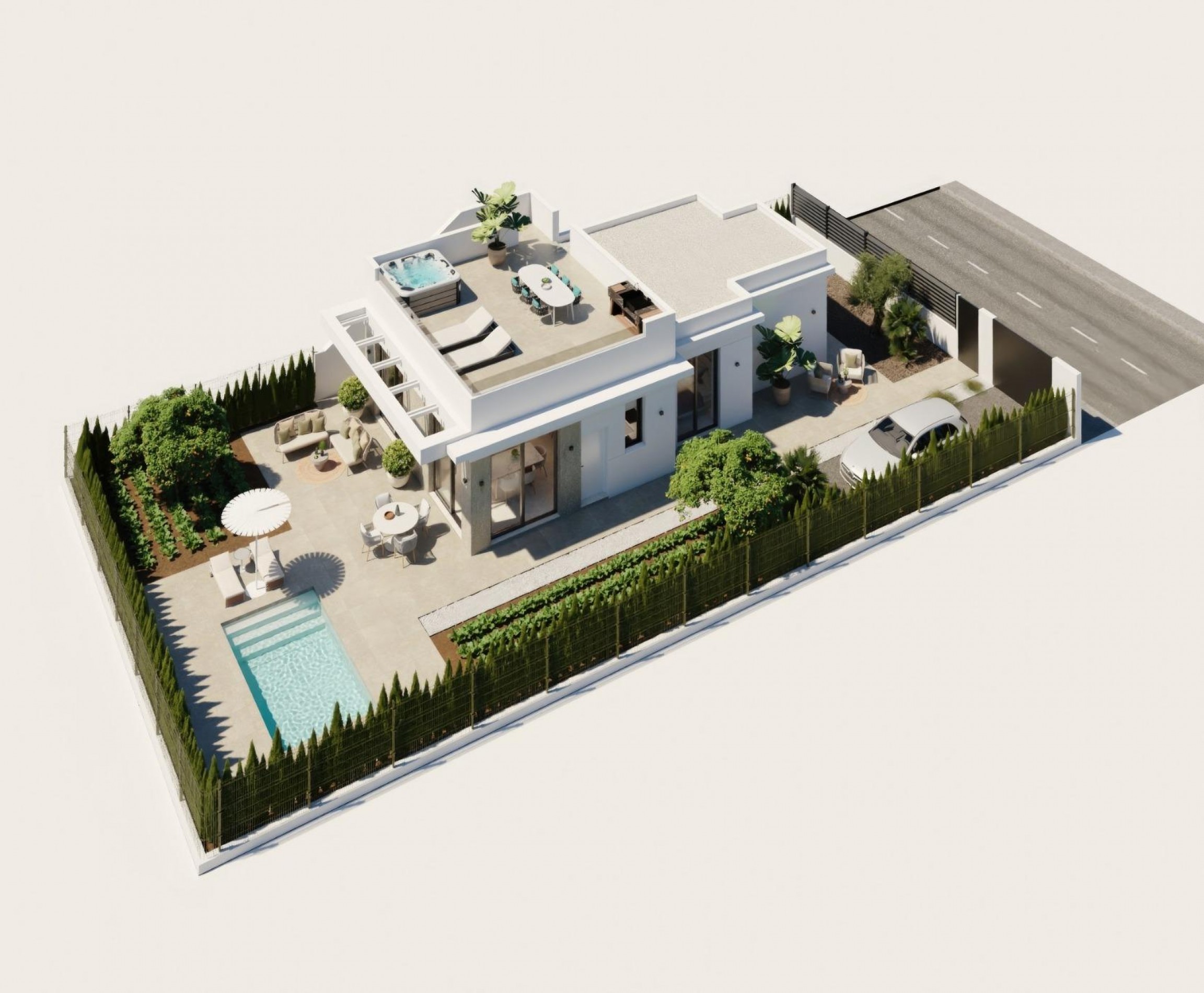 New Build - Villa - Fuente Álamo - Hacienda Del Álamo Golf