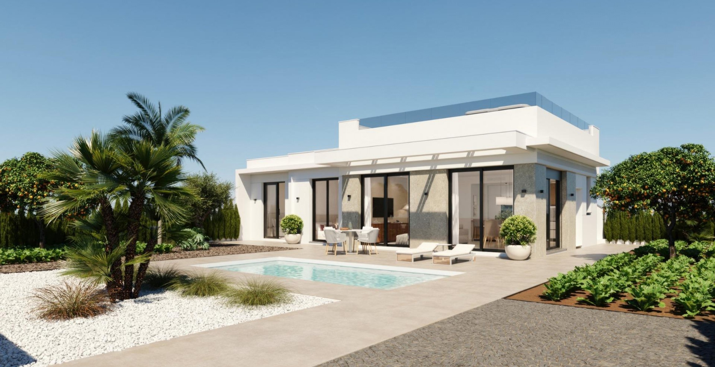 Nueva construcción  - Villa - Fuente Álamo - Hacienda Del Álamo Golf