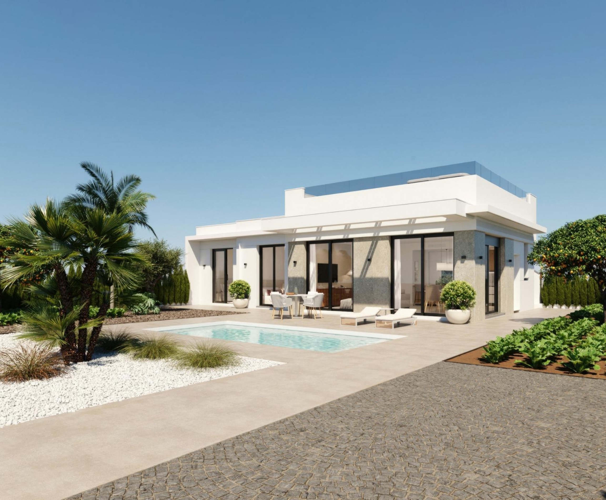 Nueva construcción  - Villa - Fuente Álamo - Hacienda Del Álamo Golf