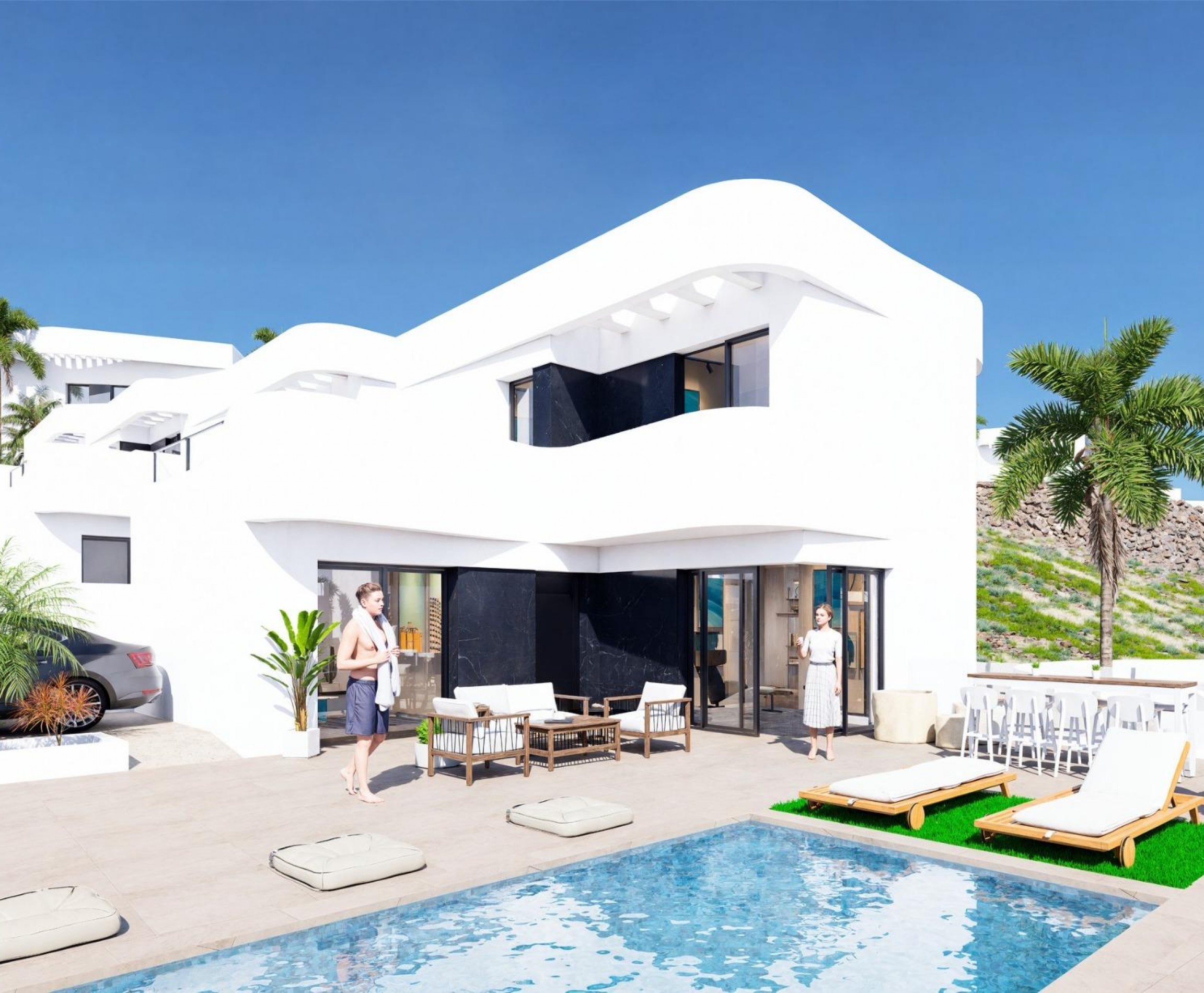 Villa - Nueva construcción  - Algorfa - El Campo de Golf La Finca