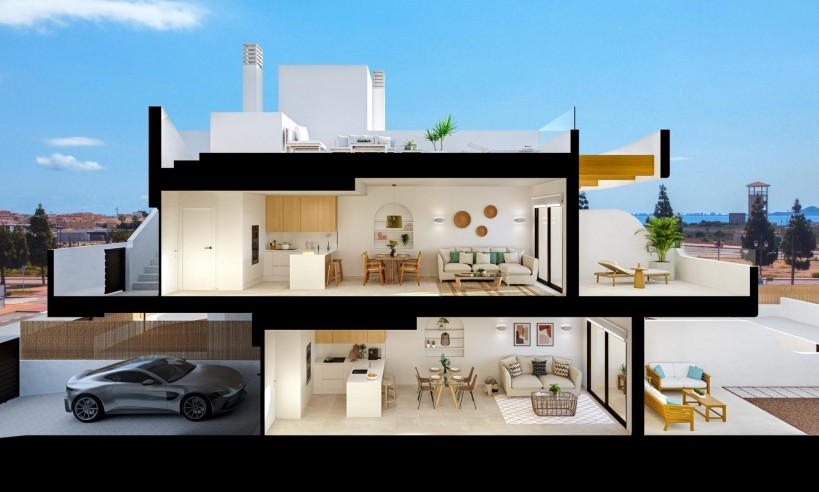 New Build - Apartment - Los Alcázares - La Serena Golf