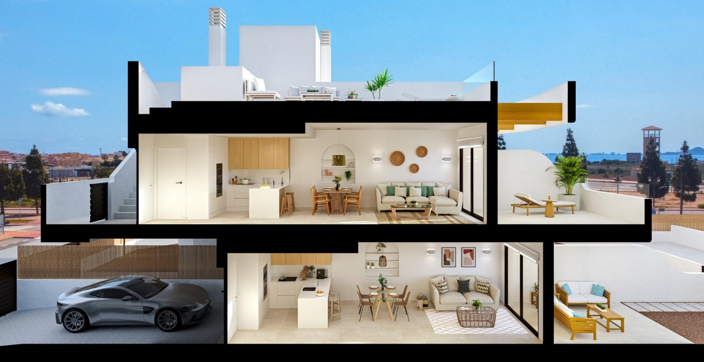 New Build - Bungalow - Los Alcázares - La Serena Golf