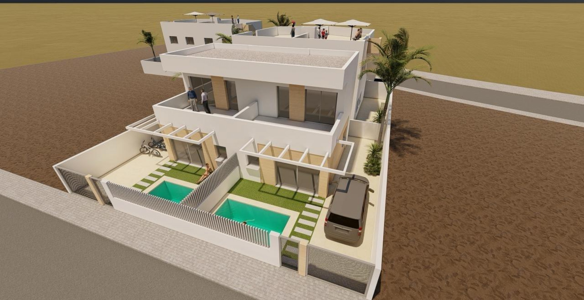 New Build - Villa - Puerto de Mazarrón - Mar De Plata
