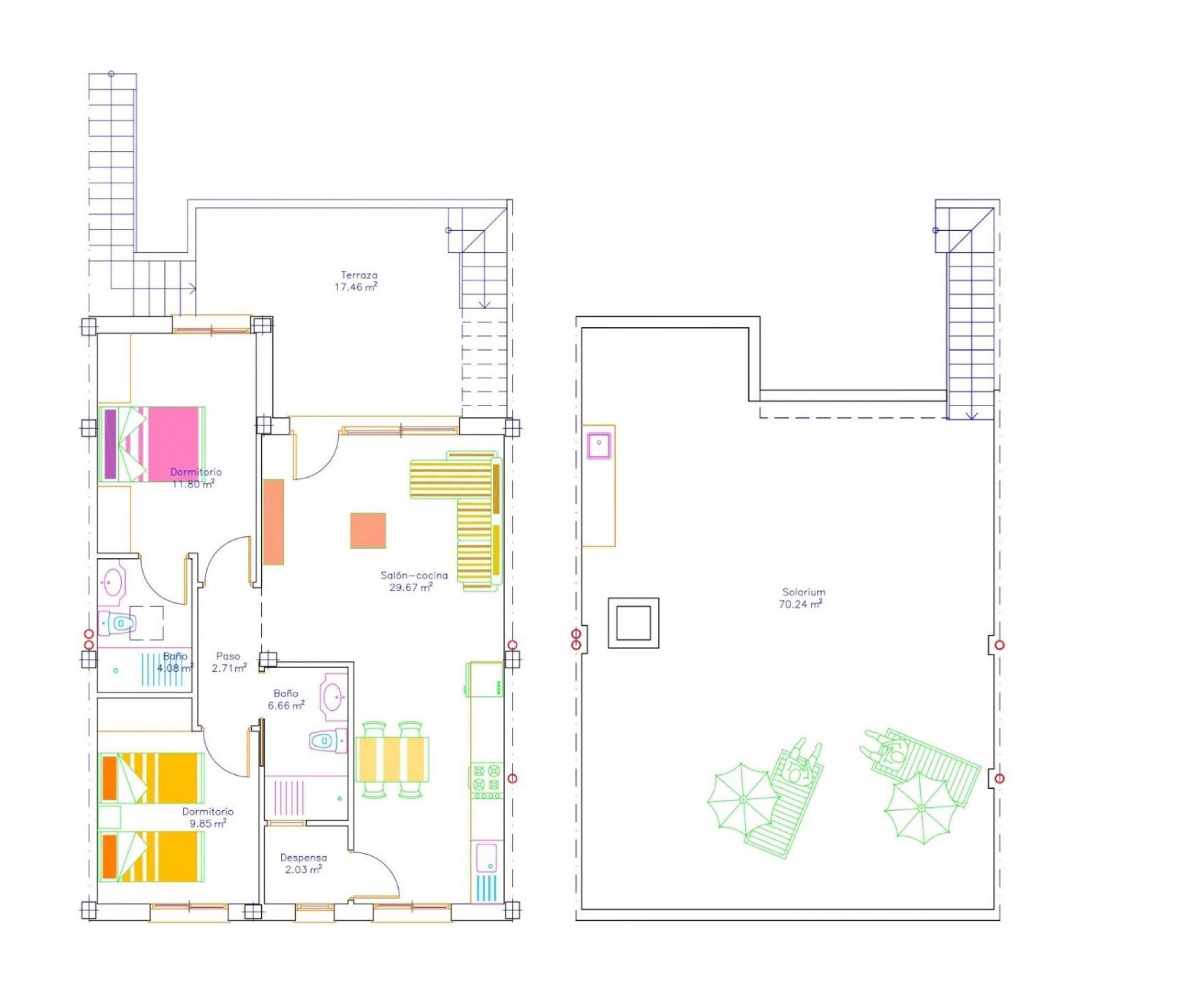 New Build - Bungalow - San Javier - pueblo