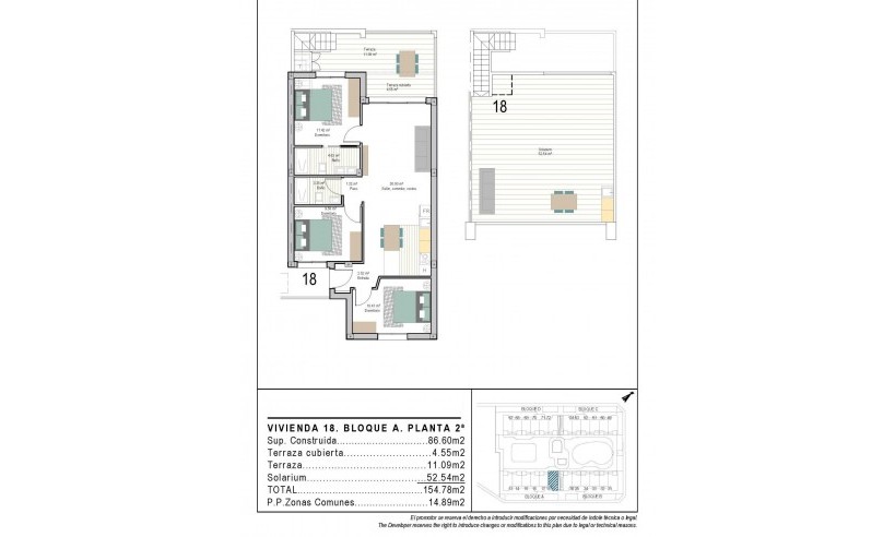 New Build - Penthouse - Torre Pacheco - San Cayetano