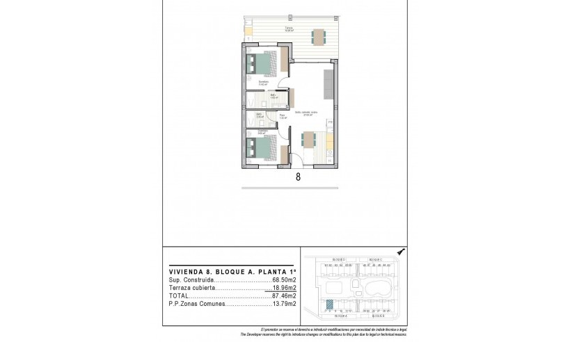 New Build - Apartment - Torre Pacheco - San Cayetano