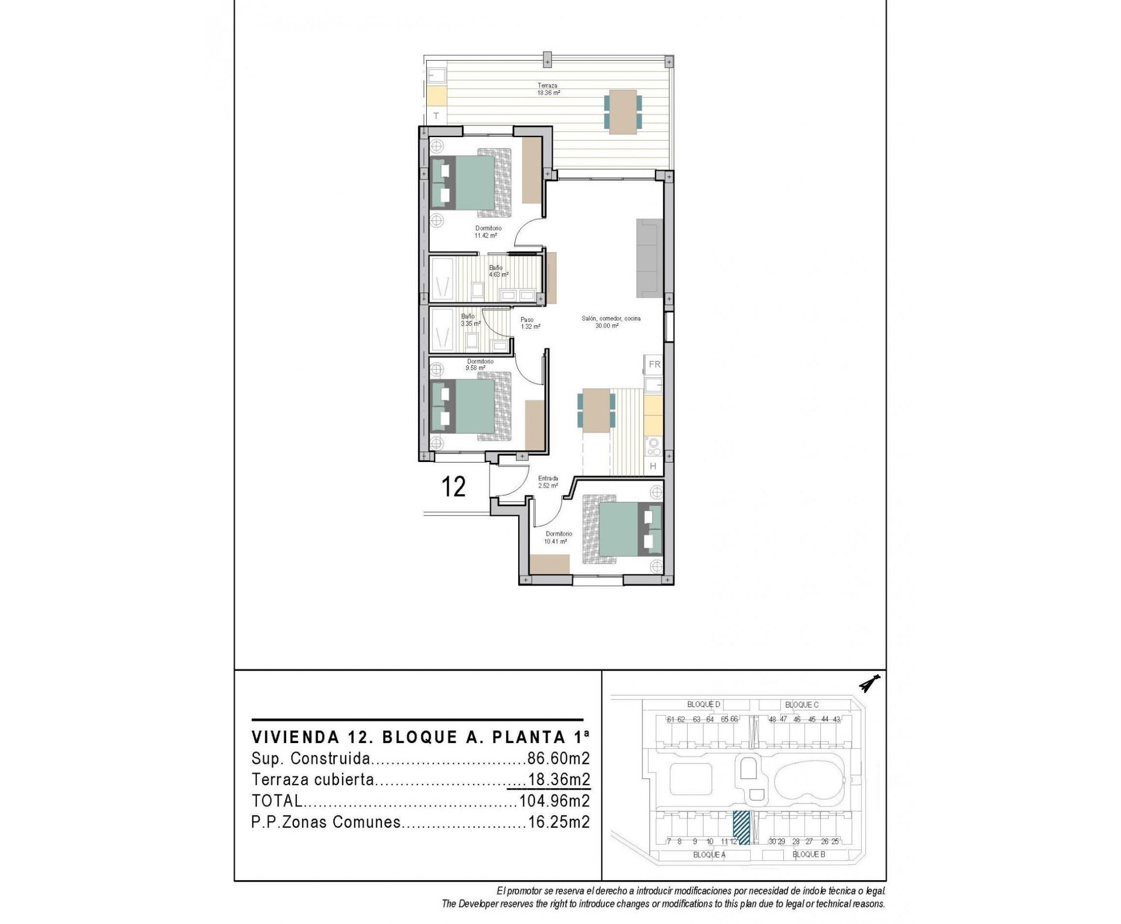 New Build - Apartment - Torre Pacheco - San Cayetano