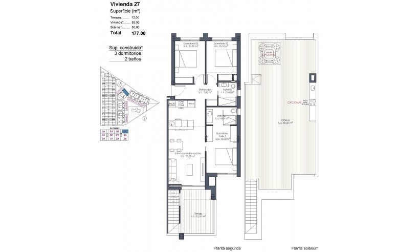 New Build - Penthouse - Los Alcázares - Serena Golf