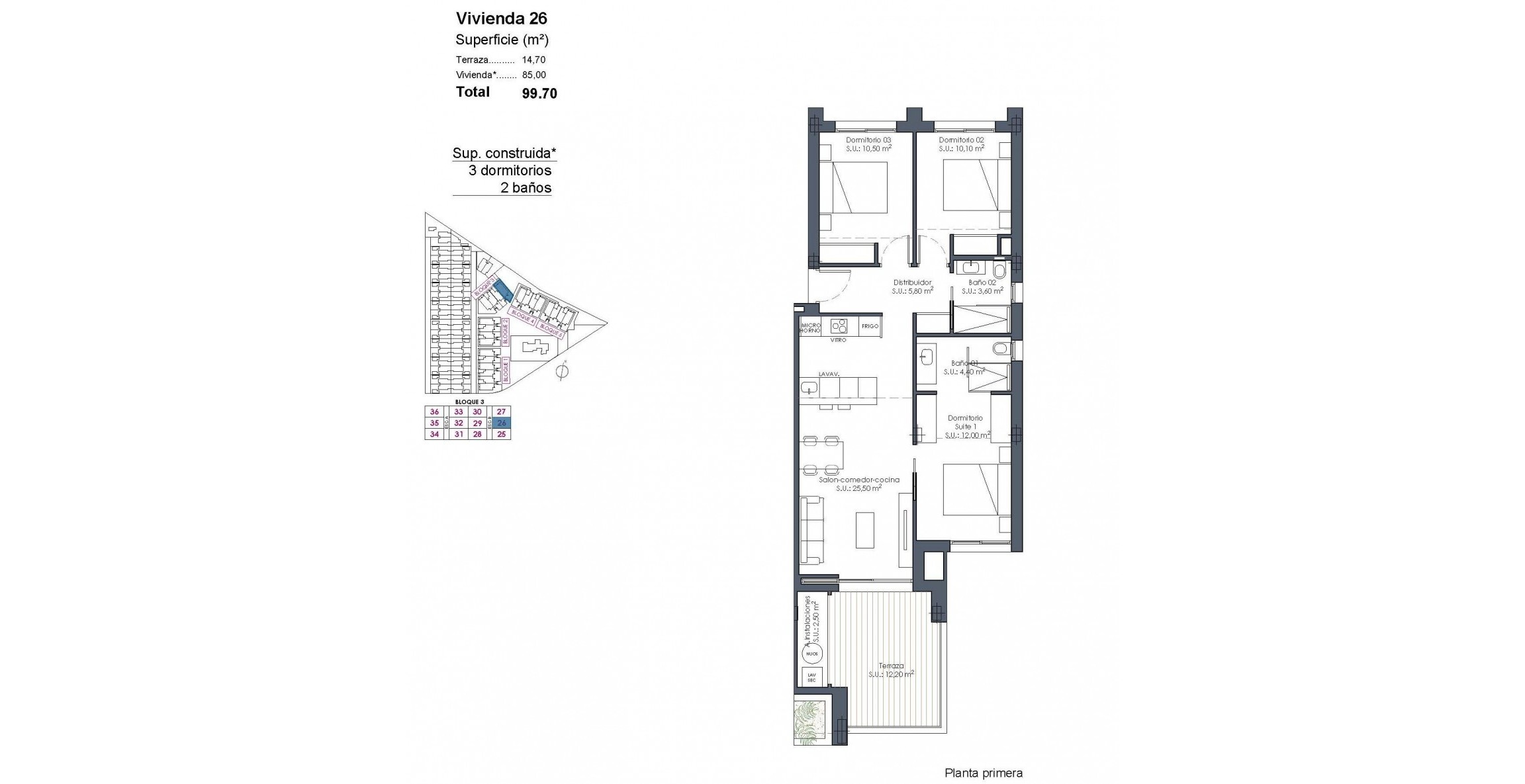 New Build - Apartment - Los Alcázares - Serena Golf