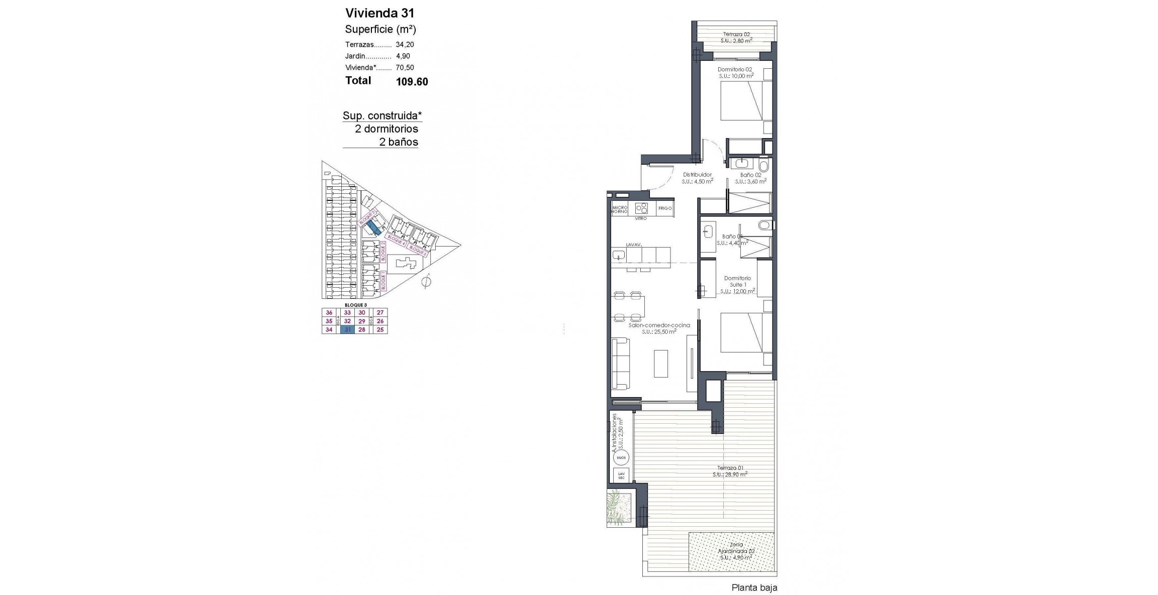 New Build - Apartment - Los Alcázares - Serena Golf
