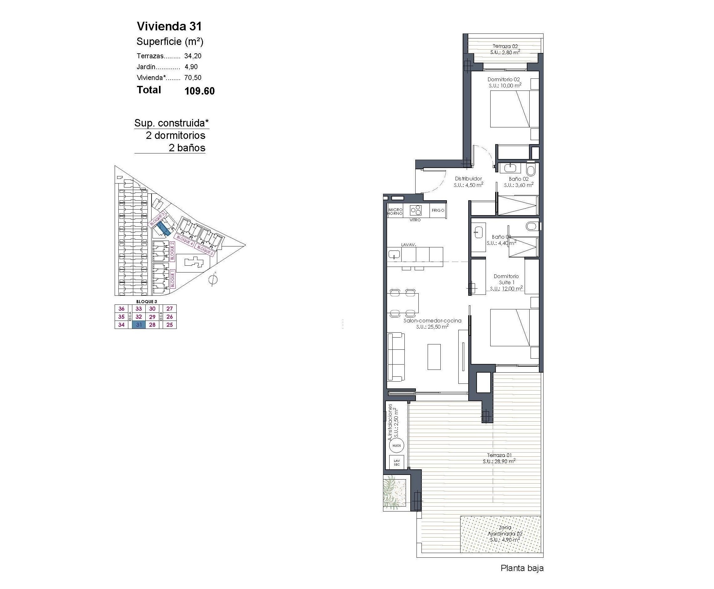 New Build - Apartment - Los Alcázares - Serena Golf