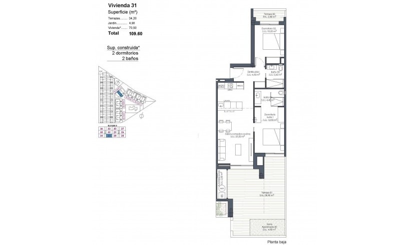 New Build - Apartment - Los Alcázares - Serena Golf