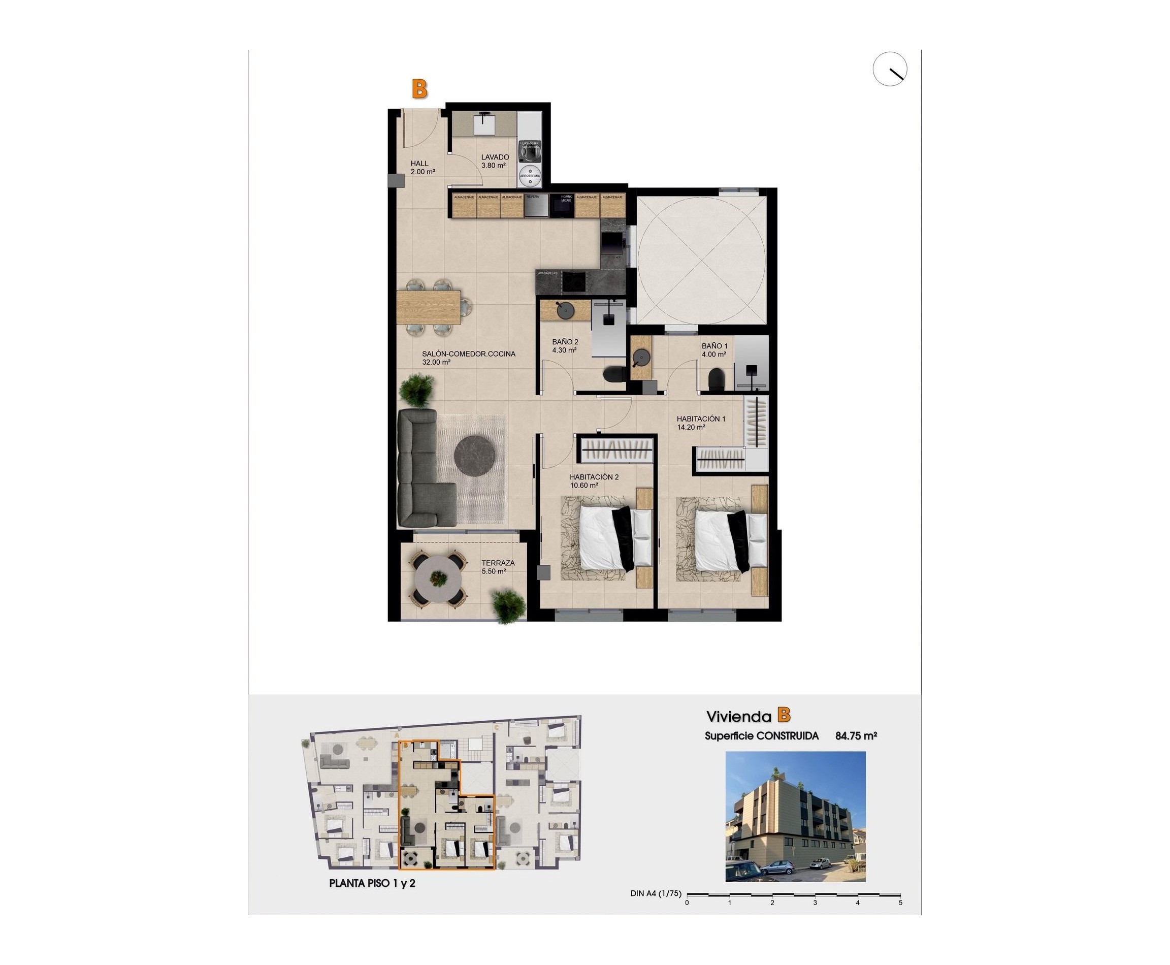 New Build - Apartment - Catral - pueblo