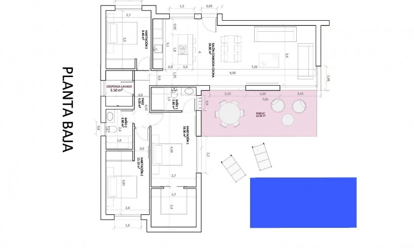 Nybyggnation - Villa - Monforte del Cid - La capitana