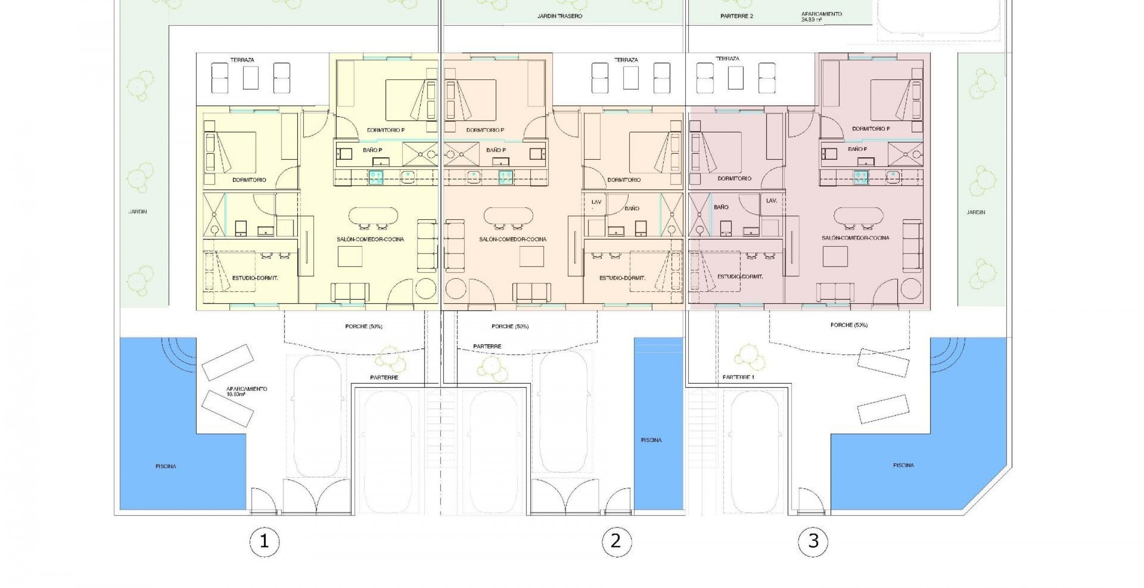 New Build - Bungalow - Pilar de la Horadada - parques de Andromeda