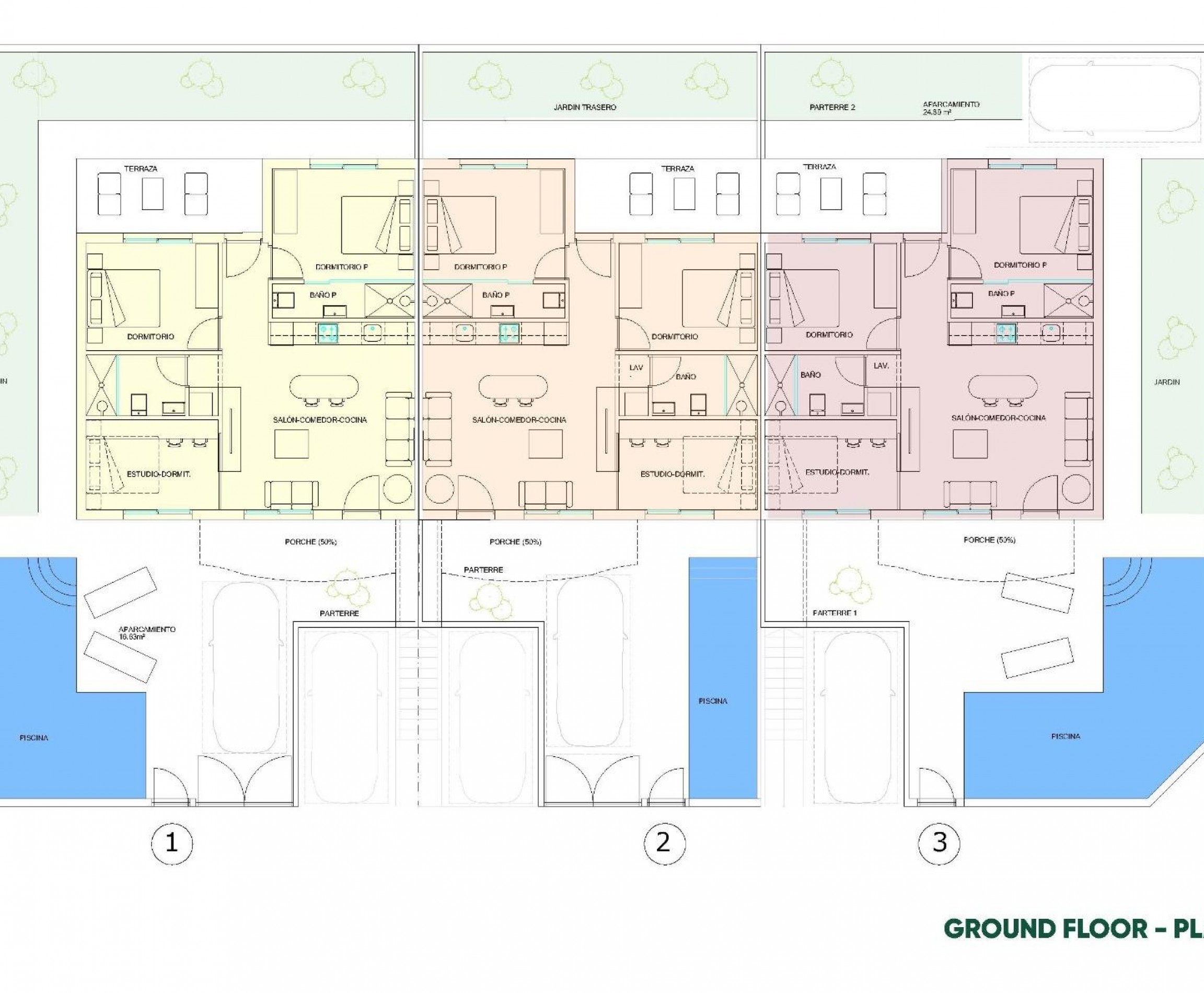 New Build - Bungalow - Pilar de la Horadada - parques de Andromeda