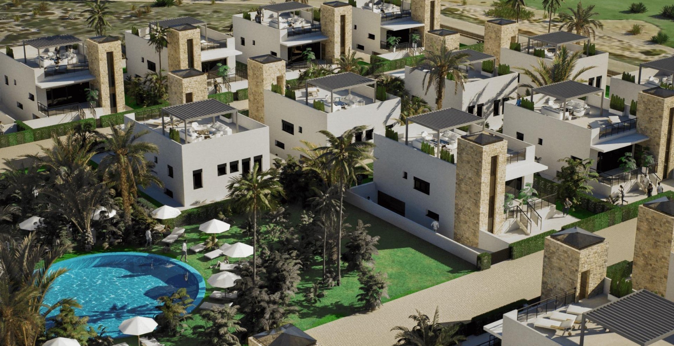 Nybyggnation - Villa - Mazarron - Camposol Golf